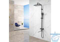 Душевая система Aquatek Ника 300 AQ2840MB (черный матовый)