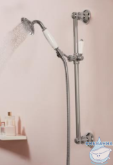  Душевой гарнитур Jacob Delafon Louise 1 режим E24364-CP (хром/белый)