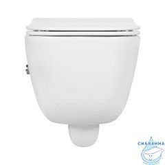 Унитаз подвесной безободковый Aquatek Дива AQ2012B-00 (с сиденьем Soft Close (микролифт) 