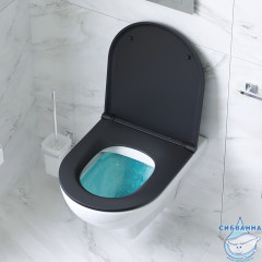 Унитаз подвесной AM.PM Gem C901700SCmb с сиденьем Soft Close (микролифт)