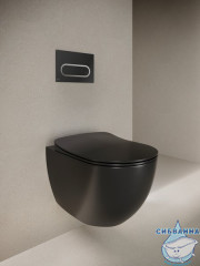 Кнопка смыва Ravak Chrome X01797 черный матовый