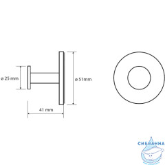 Крючок Bemeta Omega 104206272