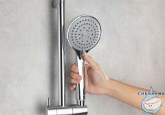 Встраиваемый смеситель для душа Aquatek Вега AQ1076CR (хром)