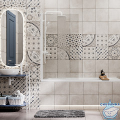 Шторка для ванны Wasserkraft Berkel 48P01-80WHITE Fixed 80x140 профиль белый, стекло прозрачное