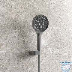 Душевая система Vincea Futura 300 1 режим VSFW-2F12TGM (вороненая сталь)