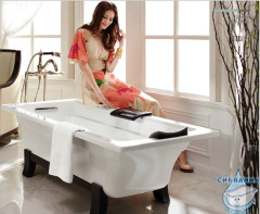 Ванна чугунная Jacob Delafon Archer 170x80 E6D907-0 с отверстием для ручки ( с антискользящим покрытием) с ножками 