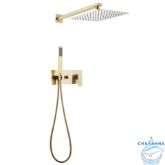 Душевая система Abber Daheim 250 1 режим AF8218G (золото матовое)