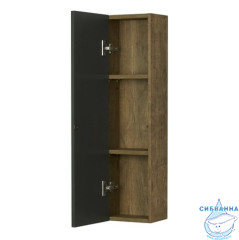 Модуль для зеркала Акватон Терра 24 Дуб Кантри/Антрацит 1A247403TEKA0)