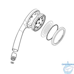 Лейка для душа, SpaHome, IDDIS, SPA1F00i18