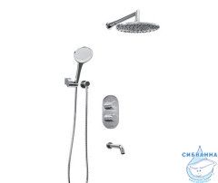 A174819  Встраиваемый комплект для ванны с верхней душевой насадкой, лейкой и изливом A174819 T