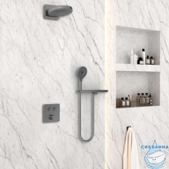 Душевая система Vincea 250 1 режим VSFW-4I211RGM (вороненая сталь)