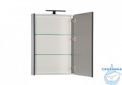 Зеркало-шкаф Aquanet Алвита 60 серый антрацит 183989