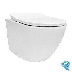 Унитаз подвесной безободковый Azario AZ-3105C (с сиденьем Soft Close (микролифт) )