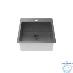 Мойка, нерж. сталь, графит, 490*510, Haze, IDDIS, HAZ49GMi77