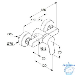 Комплект смесителей Kludi Pure&Easy 378450565 (хром)