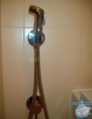 Встраиваемый смеситель с гигиеническим душем Kludi Bozz 389990576