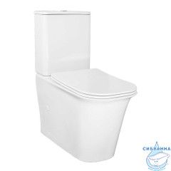 Унитаз напольный безободковый Azario Velise AZ-1222A с бачком и сиденьем Soft Close (микролифт)