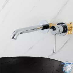 Встраиваемый смеситель для раковины Gappo G1206 (хром)