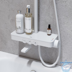 Душевая система Iddis Shelfy 260 1 режим SHEWTBTi06 (белый)