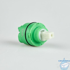 Картридж керамический для смесителя, 35 мм, без ножек, с верхним уплотнителем, IDDIS, 999C35D1SM