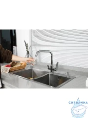 Смеситель кухни Frap F4361 (хром)