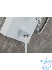 Душевая панель Frap F24005-8 (белый матовый)