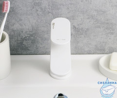 Смеситель для раковины Wasserkraft Mindel 8503 (без донного клапана) (белый)