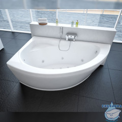 Акриловая ванна Aquatek Аякс  2 L 170х110 с каркасом