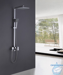 Душевая стойка ABBER Daheim AF8216L с изливом, хром