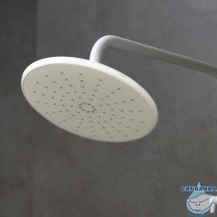 Душевая система Lemark Bronx 230 1 режим LM3762MW (белый матовый)