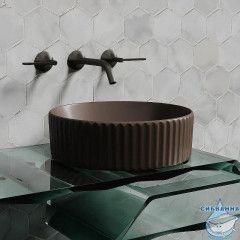  Раковина на столешницу 36 см Ceramicanova Element CN6057MDB (коричневый)