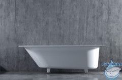 Ванна из искусственного камня Salini Ornella Kit 160x70 (материал S-Stone, белый матовый)