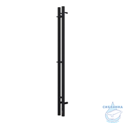 Полотенцесушитель электрический Terminus Duo круглый 9х120 (черный)