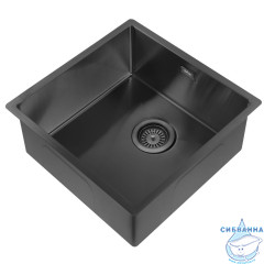Кухонная мойка ABBER Wasser Kreis AF2195MB черная матовая