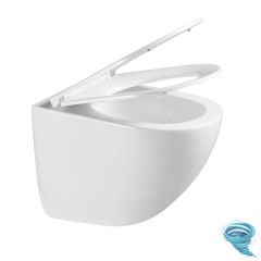 Унитаз подвесной безободковый Calypso CS93UQ-TKS с сиденьем Soft Close (микролифт)