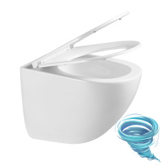 Унитаз подвесной безободковый Calypso CS93UQ-OK с сиденьем Soft Close (микролифт)