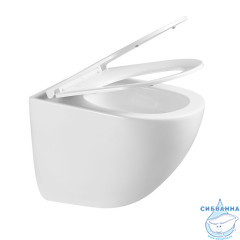 Унитаз подвесной безободковый Calypso CS93UQ-TKS с сиденьем Soft Close (микролифт)
