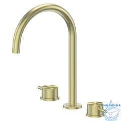 Смеситель ABBER Wasser Kreis 316 AF8108BG-M для раковины, брашированное золото