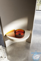 Раковина на столешницу 40 см ABBER Kristall AT2804Opal