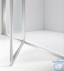 Душевое ограждение Vincea Slim 120x90 профиль хром, стекло прозрачное VSR-4SLP9012CL