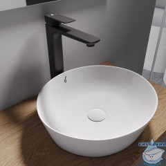 Смеситель для раковины Oliveeka D-Line OL-239003-MB (черный матовый)