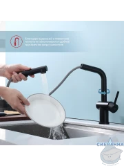 Смеситель для кухни Raglo R86.49.06 (черный)