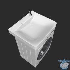 Раковина на стиральную машину 60х60 см 1MarKa Laundry 