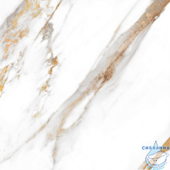 GT60600103MR Плитка грес глаз. Calacatta Royal_GT Белый 60*60 _ 1 \43,2