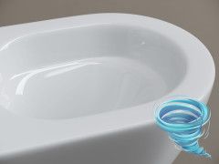 Унитаз подвесной безободковый Ceramicanova Whirl CN11007T с сиденьем быстросъемным Soft Close (микролифт)