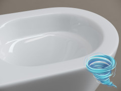 Унитаз подвесной безободковый Ceramicanova Whirl CN11007T с сиденьем быстросъемным Soft Close (микролифт)