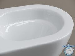 Унитаз подвесной безободковый Ceramicanova Whirl CN11007T с сиденьем быстросъемным Soft Close (микролифт)