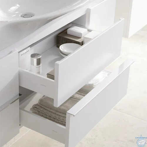 Тумба Laufen Palace 120 белый глянцевый с раковиной Laufen Palace 120