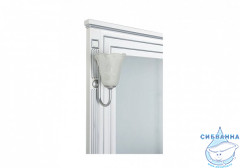 Зеркало Aquanet Паола 120 белый патина серебро 181768