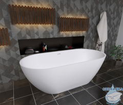 Ванна из искусственного камня Radostone Роберта 180х80